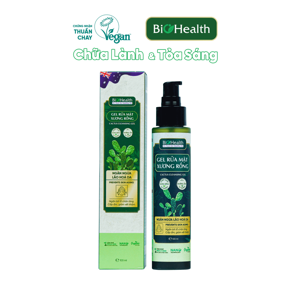 GEL RỬA MẶT XƯƠNG RỒNG BIOHEALTH 9