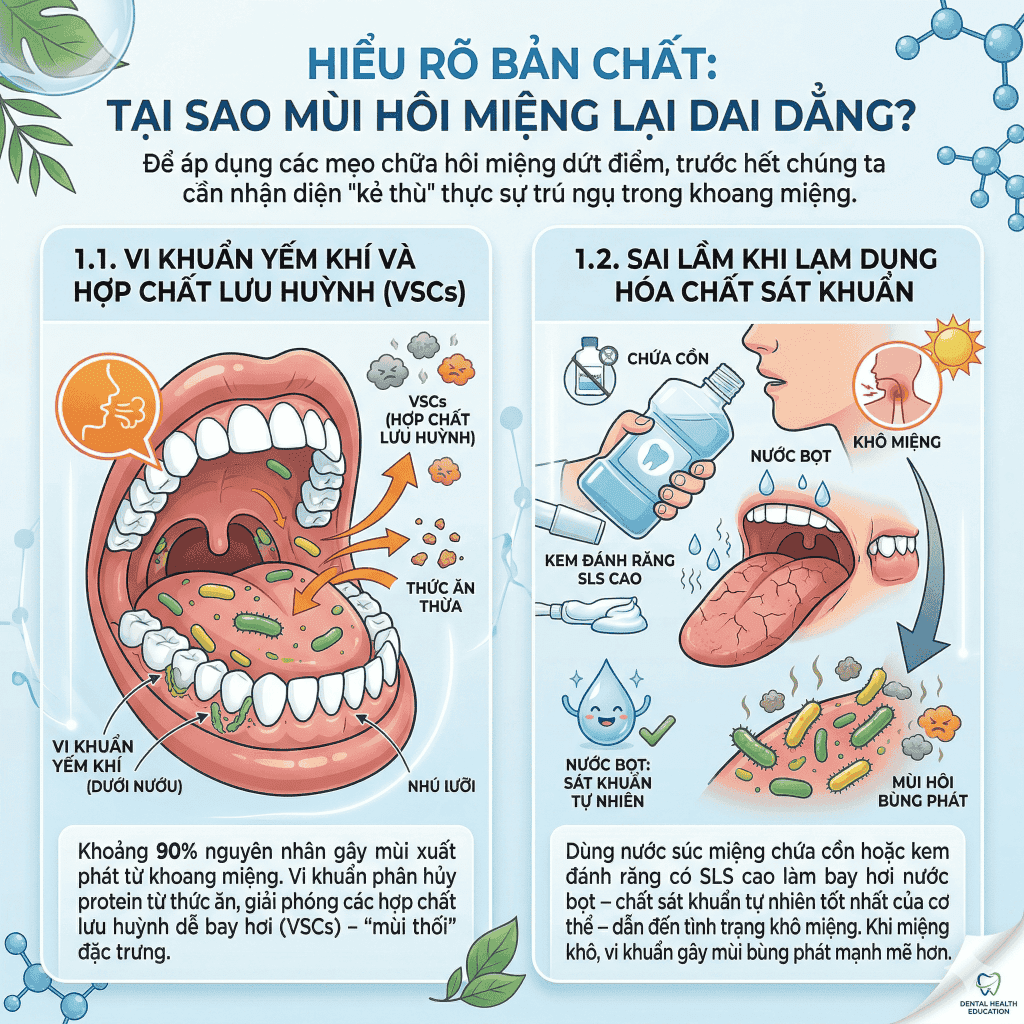Hiểu rõ bản chất: Tại sao mùi hôi miệng lại dai dẳng?BioHealth