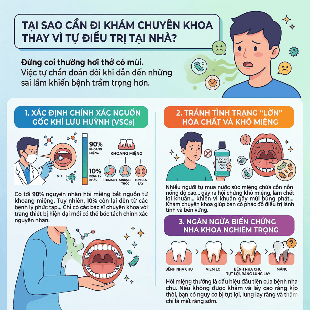Tại sao cần đi khám chuyên khoa thay vì tự điều trị tại nhà?