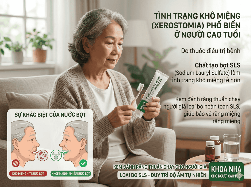 Tại sao người già cần một loại kem đánh răng chuyên biệt? BioHealth