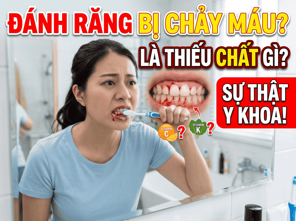 Đánh Răng Hay Bị Chảy Máu Chân Răng Là Thiếu Chất Gì? Sự Thật Y Khoa