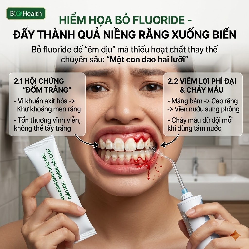 Hiểm họa nếu bỏ Fluoride mà không có "Vũ khí thay thế"