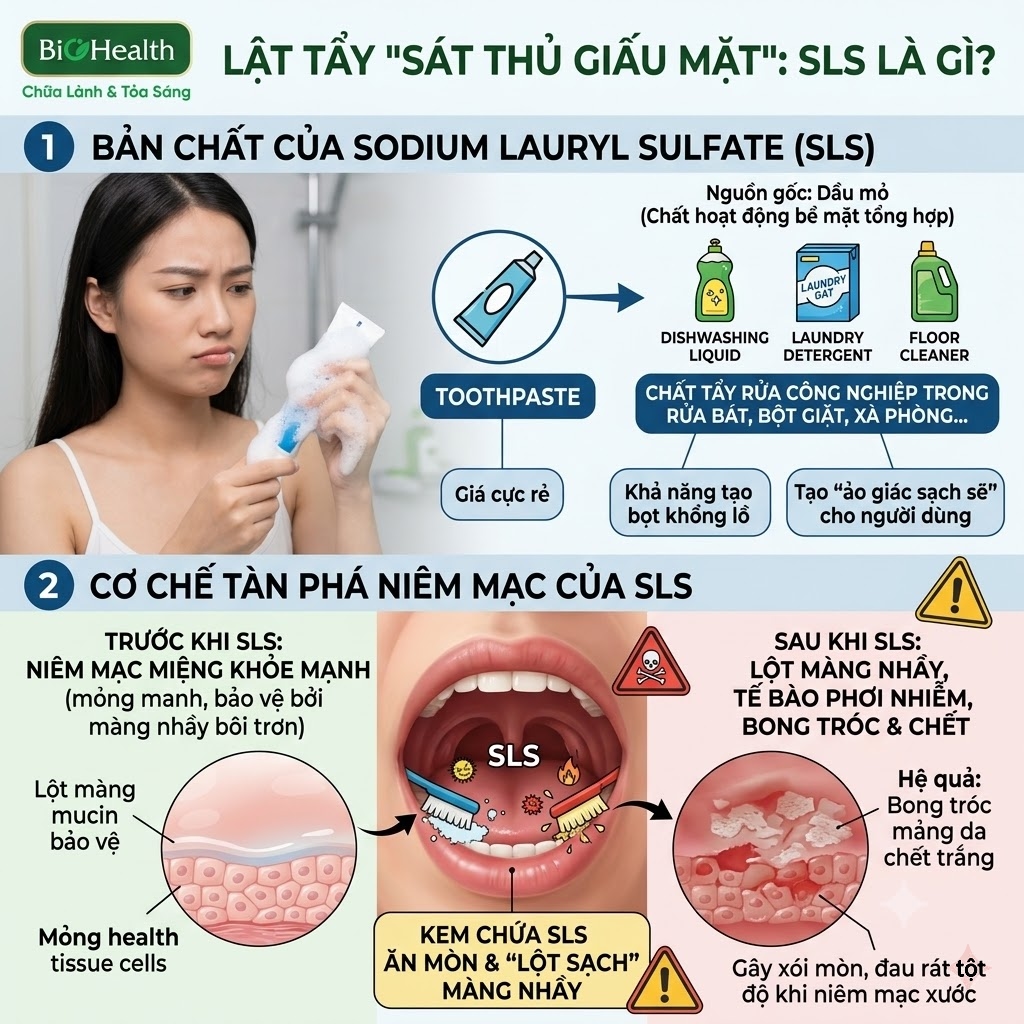 Lật tẩy "Sát thủ giấu mặt": SLS là gì?