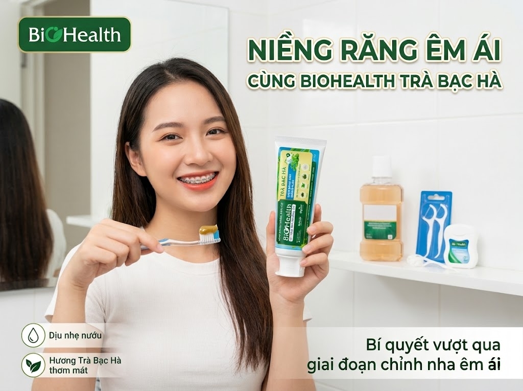Kem đánh răng cho người niềng răng: Bí quyết vượt qua giai đoạn chỉnh nha êm ái