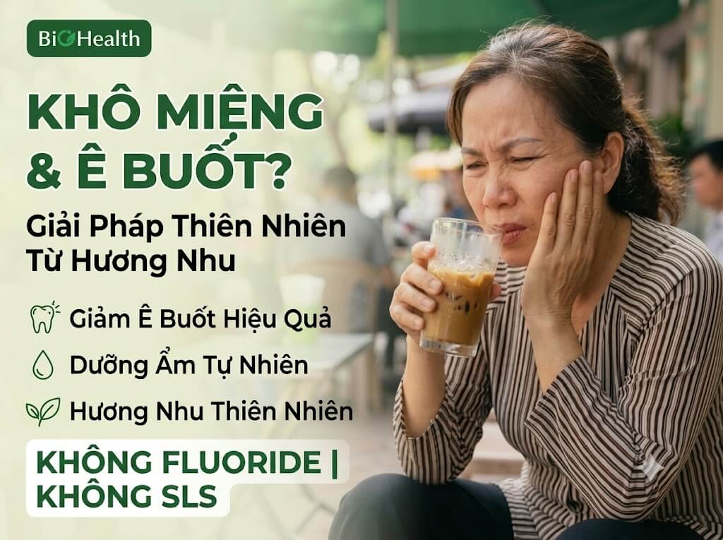 Khoang miệng khô rát, ê buốt khi ăn uống: Làm sao để khắc phục?
