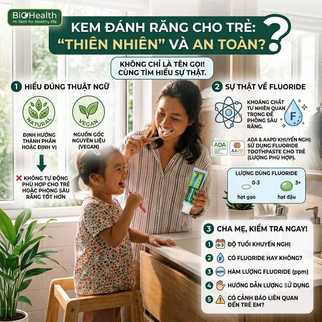 "Thiên nhiên" có đồng nghĩa với an toàn hơn cho trẻ không?