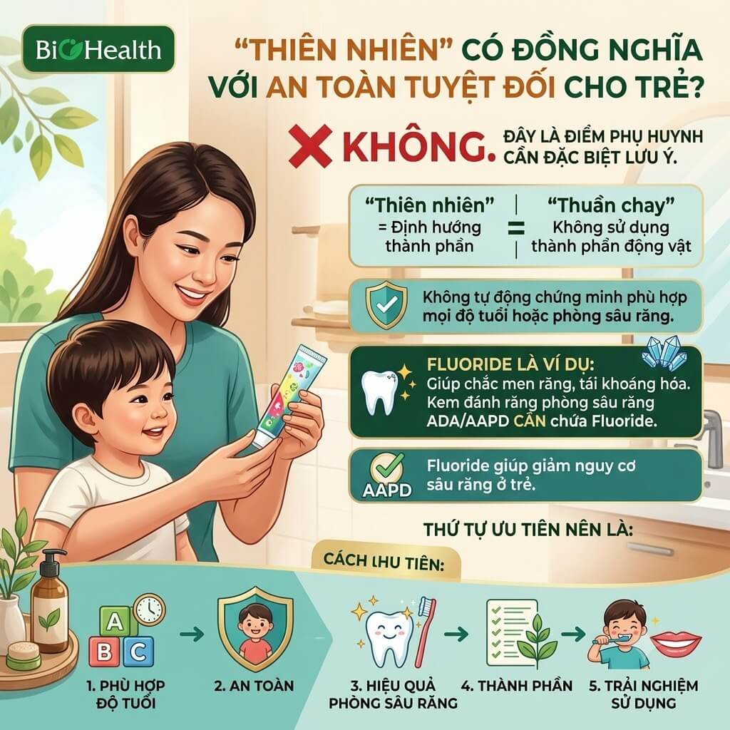 "Thiên nhiên" có đồng nghĩa với an toàn tuyệt đối cho trẻ?