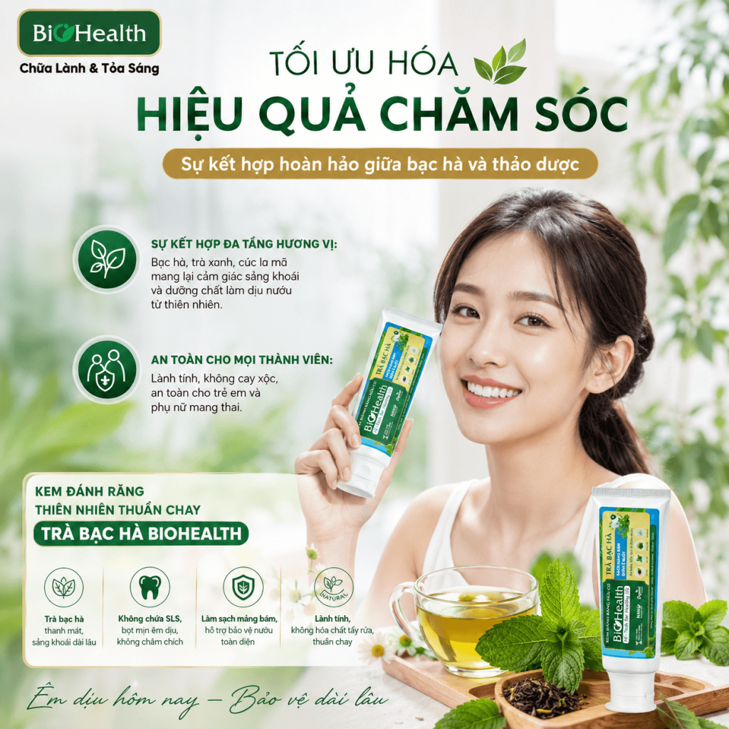 Tối ưu hóa hiệu quả chăm sóc: Sự kết hợp hoàn hảo giữa bạc hà và thảo dược