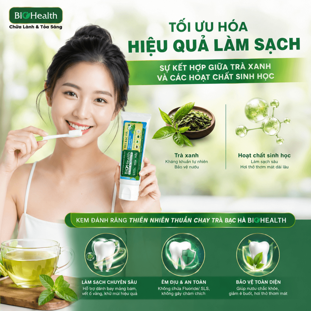 Tối ưu hóa hiệu quả làm sạch: Sự kết hợp giữa trà xanh và các hoạt chất sinh học