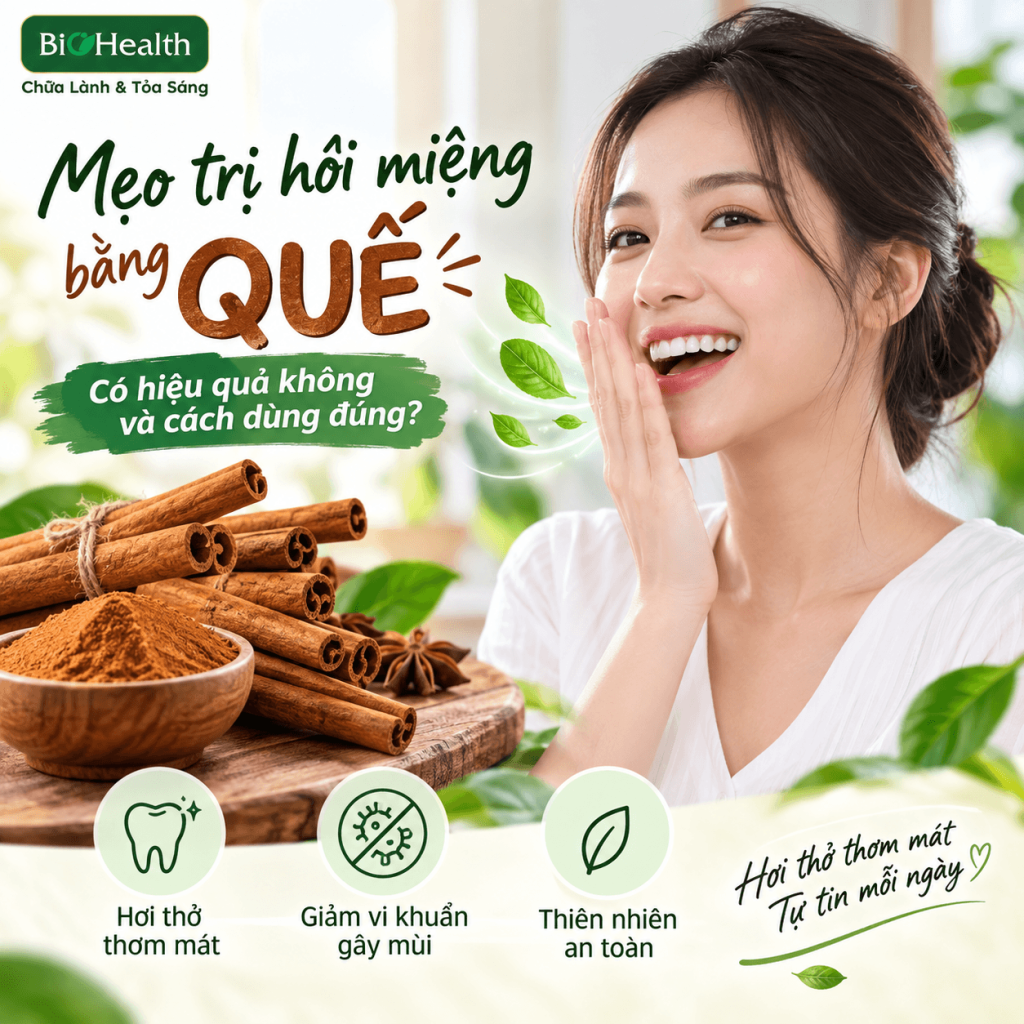 Quế có thực sự trị được hôi miệng?